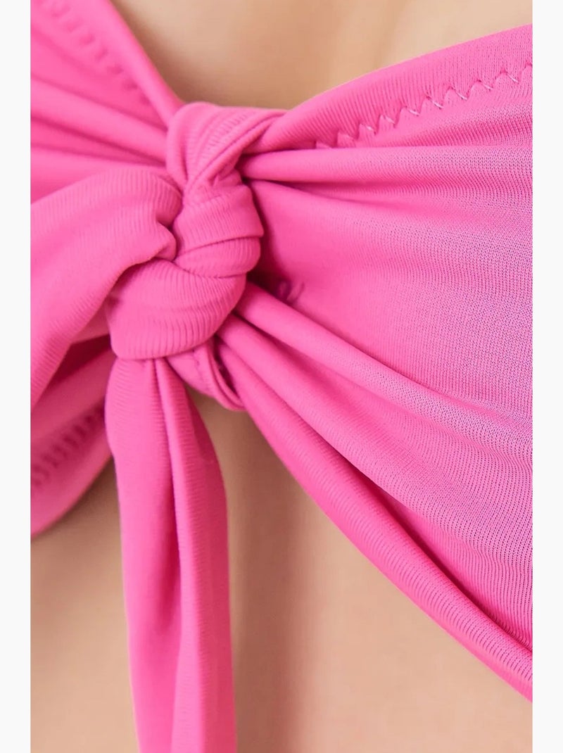 Conjunto de bikini con lazo hiccup Rosa - Kiabi