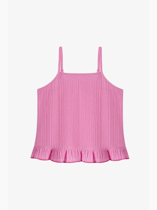 Conjunto de bikini pinky con volantes penti - Kiabi Conjunto de bikini pinky con volantes penti - Kiabi