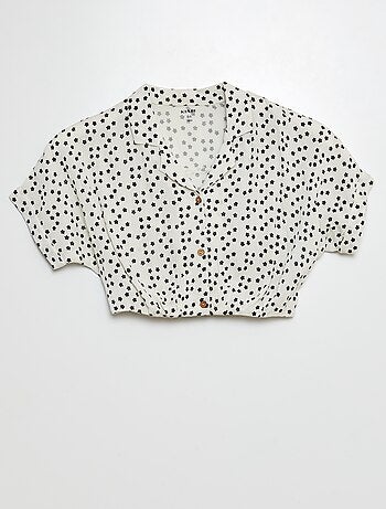 Conjunto de blusa + pantalón corto - 2 piezas