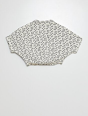 Conjunto de blusa + pantalón corto - 2 piezas