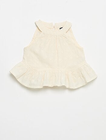 Conjunto de blusa sin mangas + short
