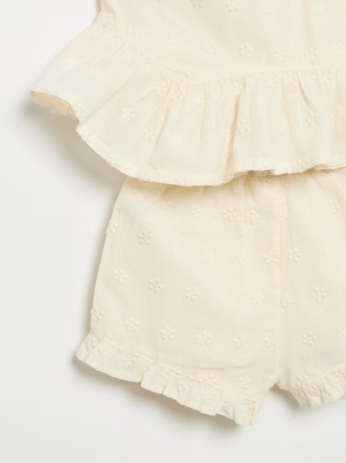 Conjunto de blusa sin mangas + short - Kiabi