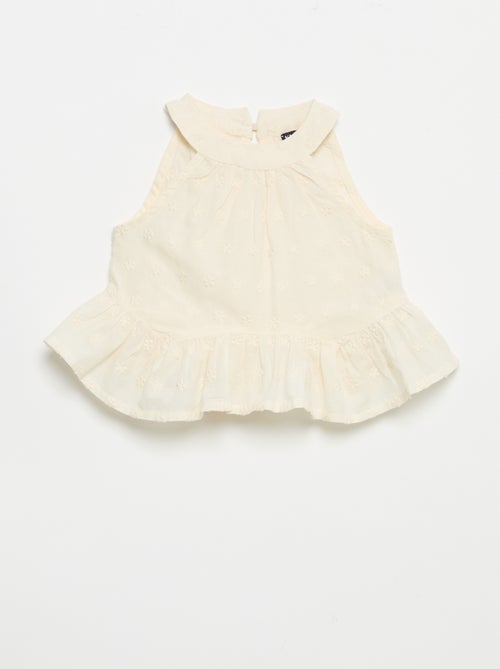 Conjunto de blusa sin mangas + short - Kiabi