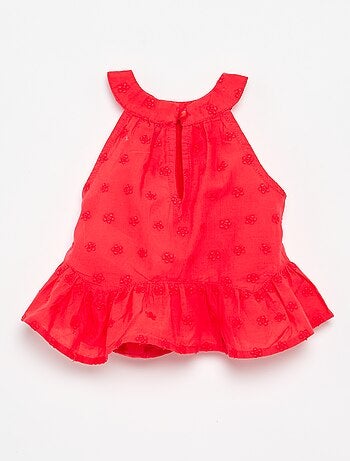 Conjunto de blusa sin mangas + short