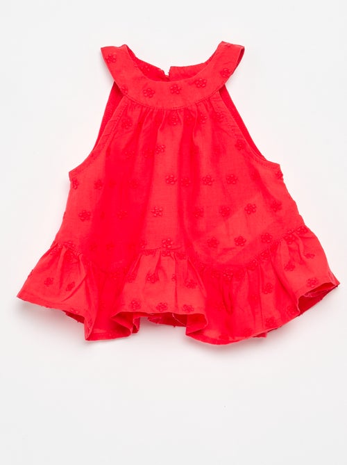 Conjunto de blusa sin mangas + short - Kiabi