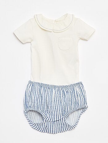 Conjunto de body + braguita - 2 piezas