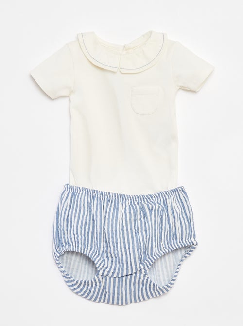 Conjunto de body + braguita - 2 piezas - Kiabi