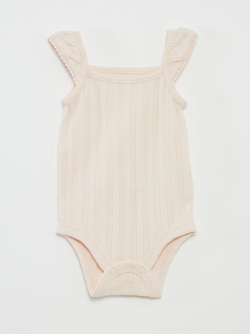 Conjunto de body + braguita - 2 piezas ROSA - Kiabi