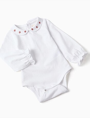 Conjunto de body de algodón y pantalón de punto