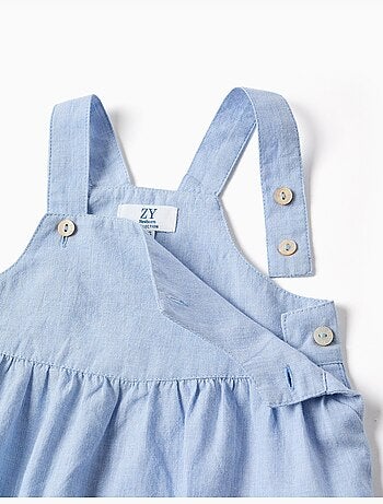 Conjunto de body de manga corta + ranita de algodón