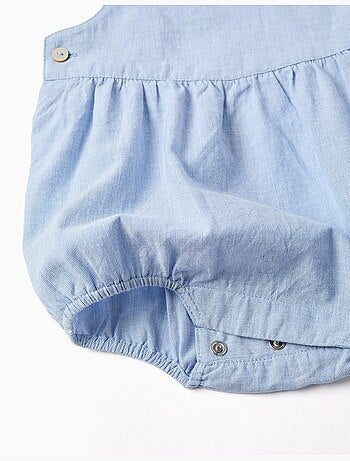 Conjunto de body de manga corta + ranita de algodón