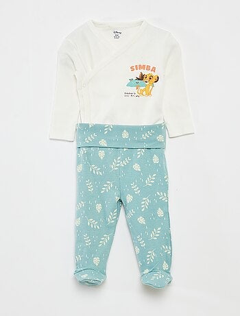 Conjunto de body + legging con pies 'Stitch'