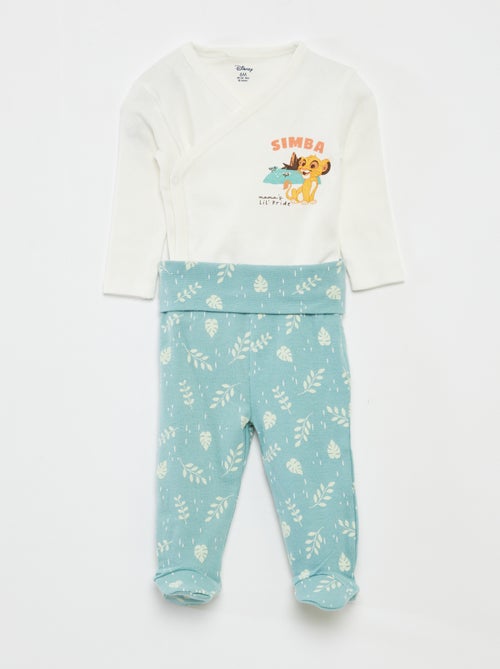 Conjunto de body + legging con pies 'Simba' - Kiabi