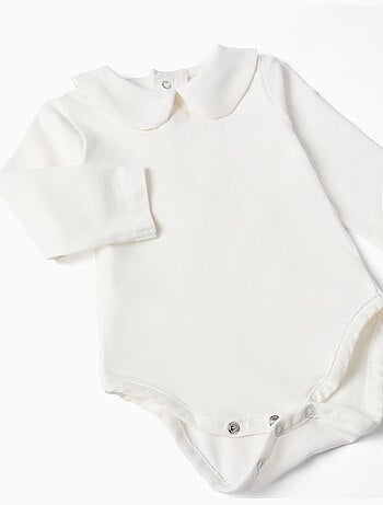 Conjunto de body + mono a rayas de algodón