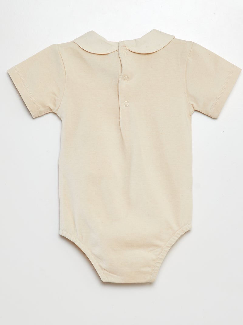 Conjunto de body + pantalón - 2 piezas BLANCO - Kiabi