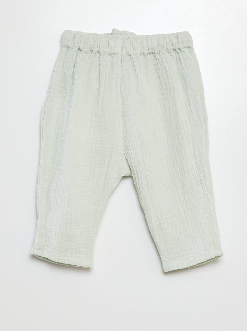 Conjunto de body + pantalón - 2 piezas VERDE - Kiabi