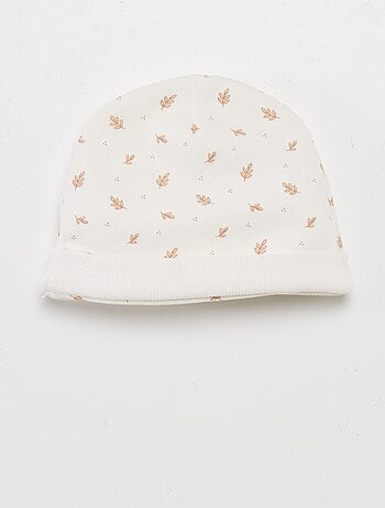 Conjunto de body + pantalón con pies + gorro