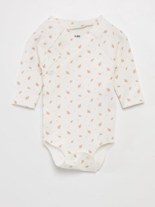 Conjunto de body + pantalón con pies + gorro - Kiabi