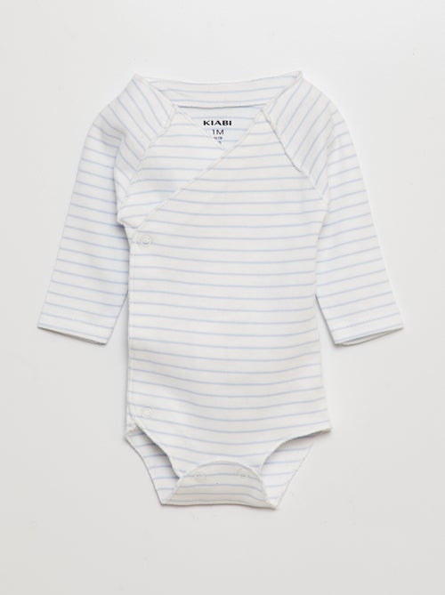 Conjunto de body + pantalón con pies + gorro - Kiabi