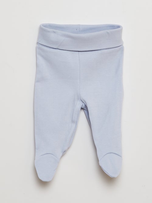 Conjunto de body + pantalón con pies + gorro - Kiabi