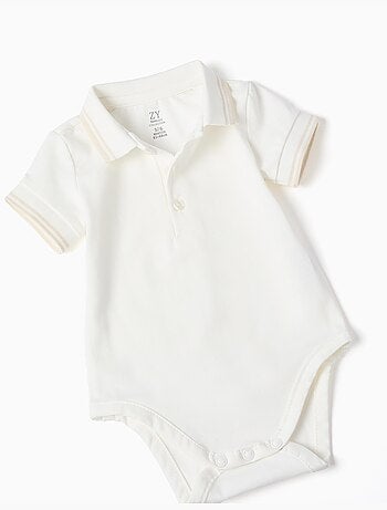 Conjunto de body-polo + ranita de sarga
