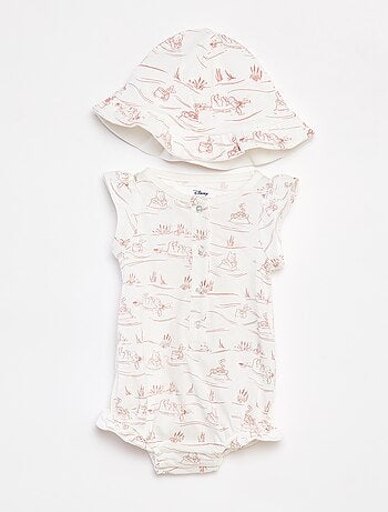 Conjunto de body + sombrero 'Disney' - 2 piezas