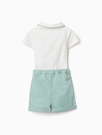 Conjunto de body y pantalón corto de algodón