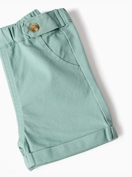 Conjunto de body y pantalón corto de algodón - Kiabi Conjunto de body y pantalón corto de algodón - Kiabi