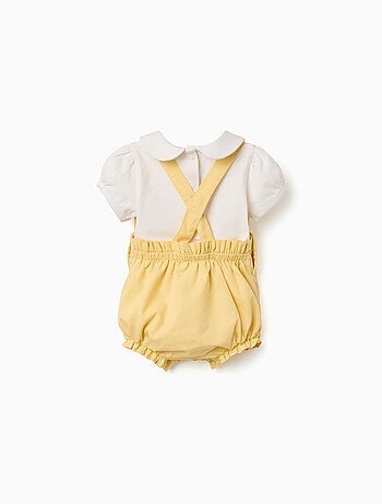 Conjunto de body y ranita de algodón B&S