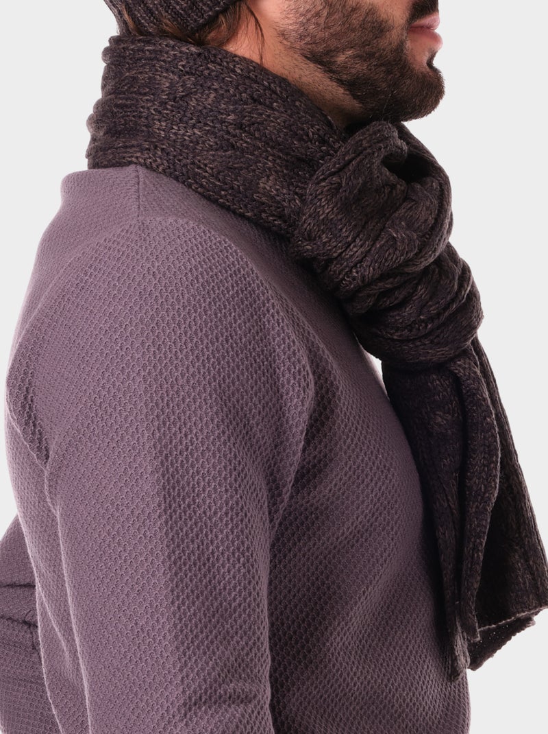 Conjunto de bufanda y gorro Negro - Kiabi