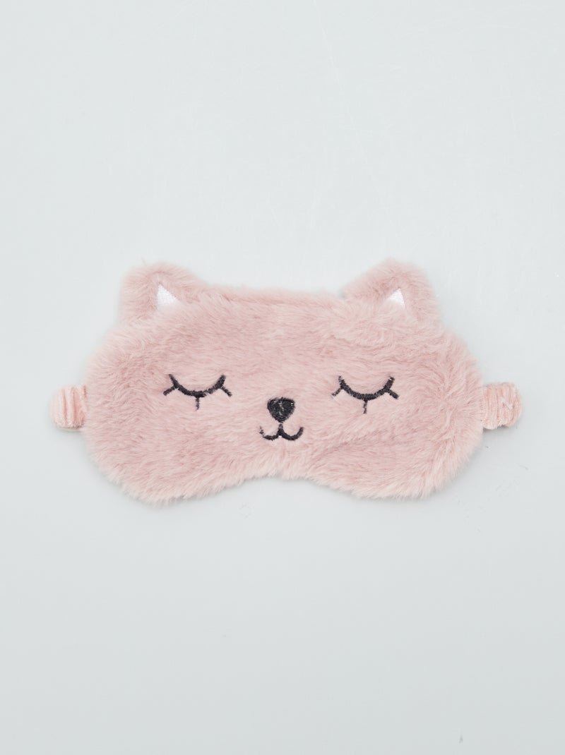 Conjunto de calcetines + antifaz peluche ROSA - Kiabi