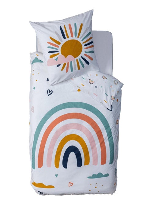 Conjunto de cama arcoíris para niños - Kiabi