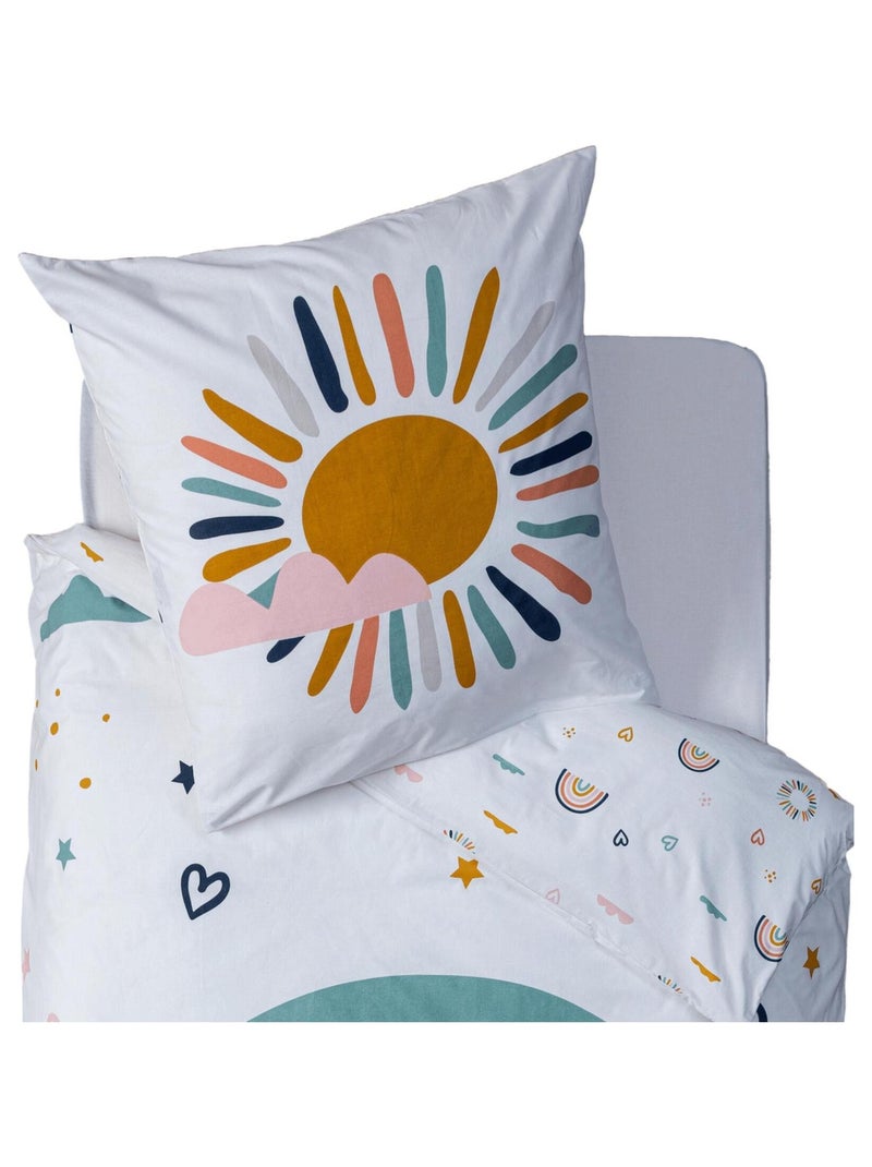 Conjunto de cama arcoíris para niños Blanco - Kiabi