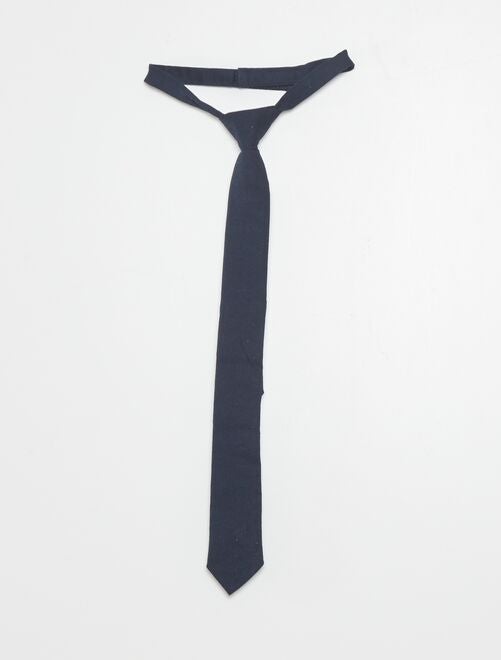 Conjunto de camisa de algodón + corbata  - 2 piezas - Kiabi
