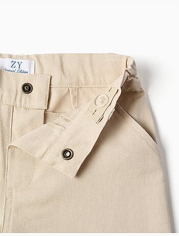 Conjunto de camisa de manga corta y bermudas de algodón