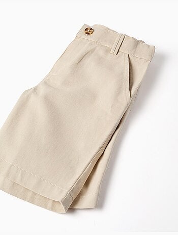 Conjunto de camisa de manga corta y bermudas de algodón