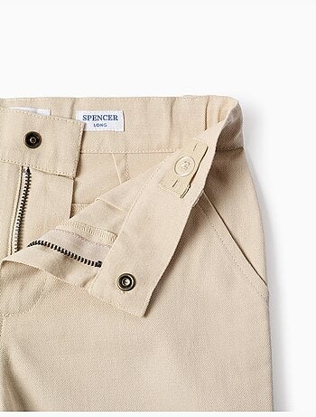 Conjunto de camisa de manga corta y bermudas de algodón