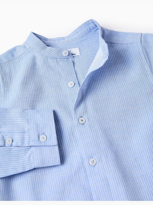 Conjunto de camisa de manga larga y bermudas de algodón - Kiabi