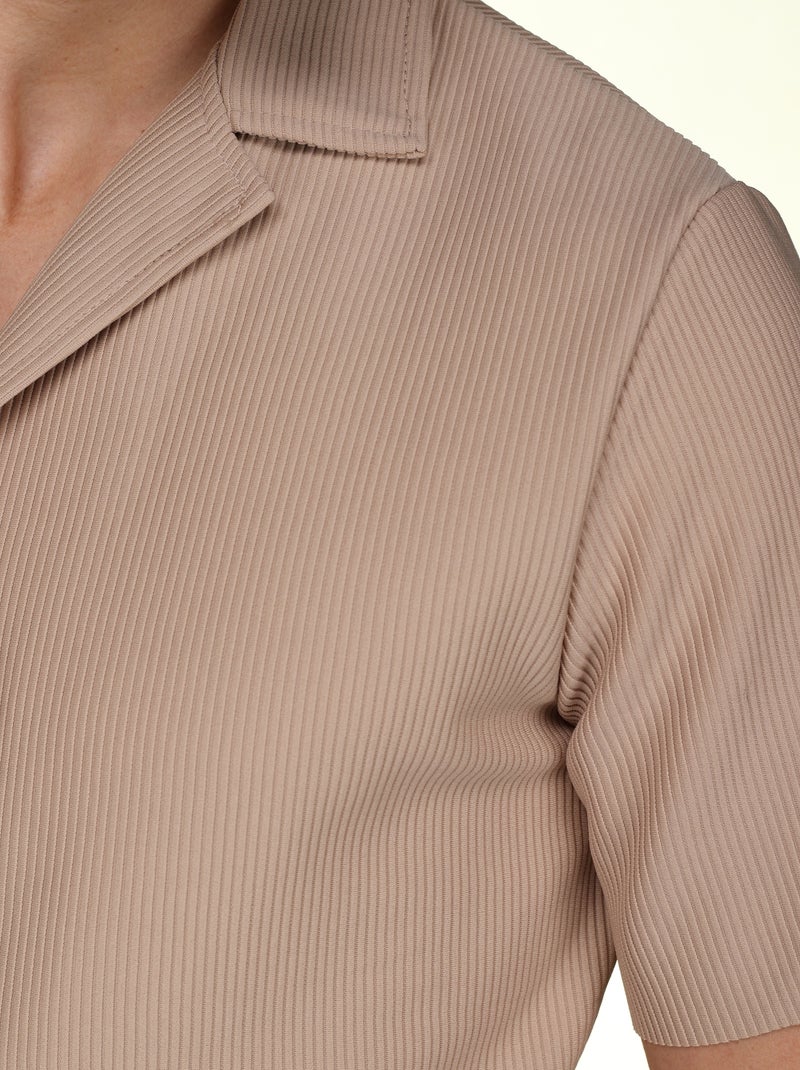 Conjunto de camisa holgada - Frilivin Marrón - Kiabi