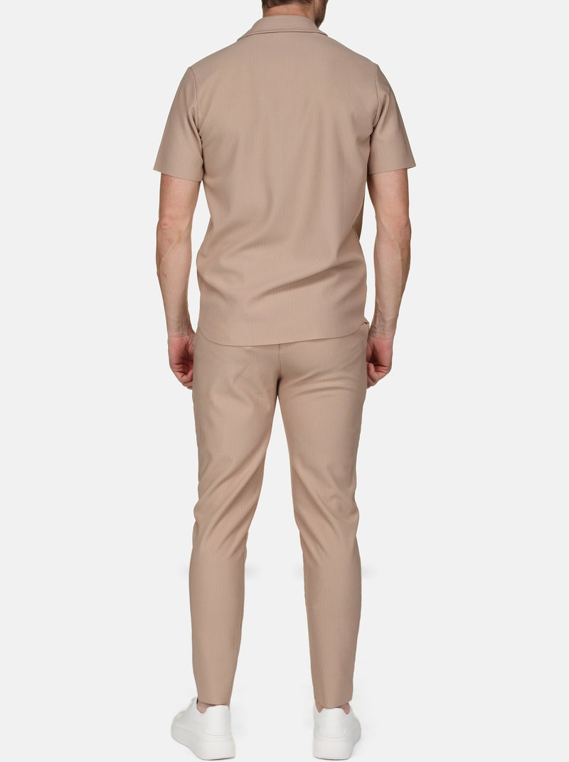 Conjunto de camisa holgada - Frilivin Marrón - Kiabi