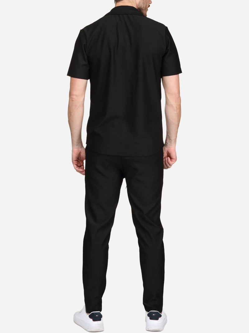 Conjunto de camisa holgada - Frilivin Negro - Kiabi