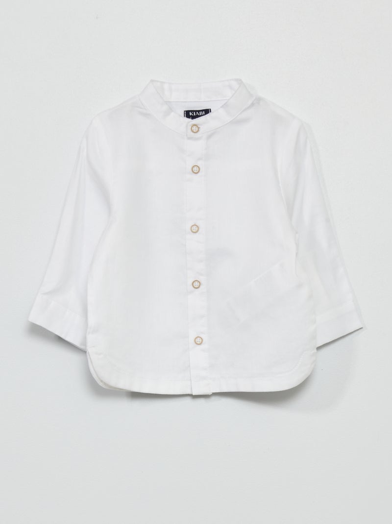 Conjunto de camisa + pantalón + chaleco AZUL - Kiabi