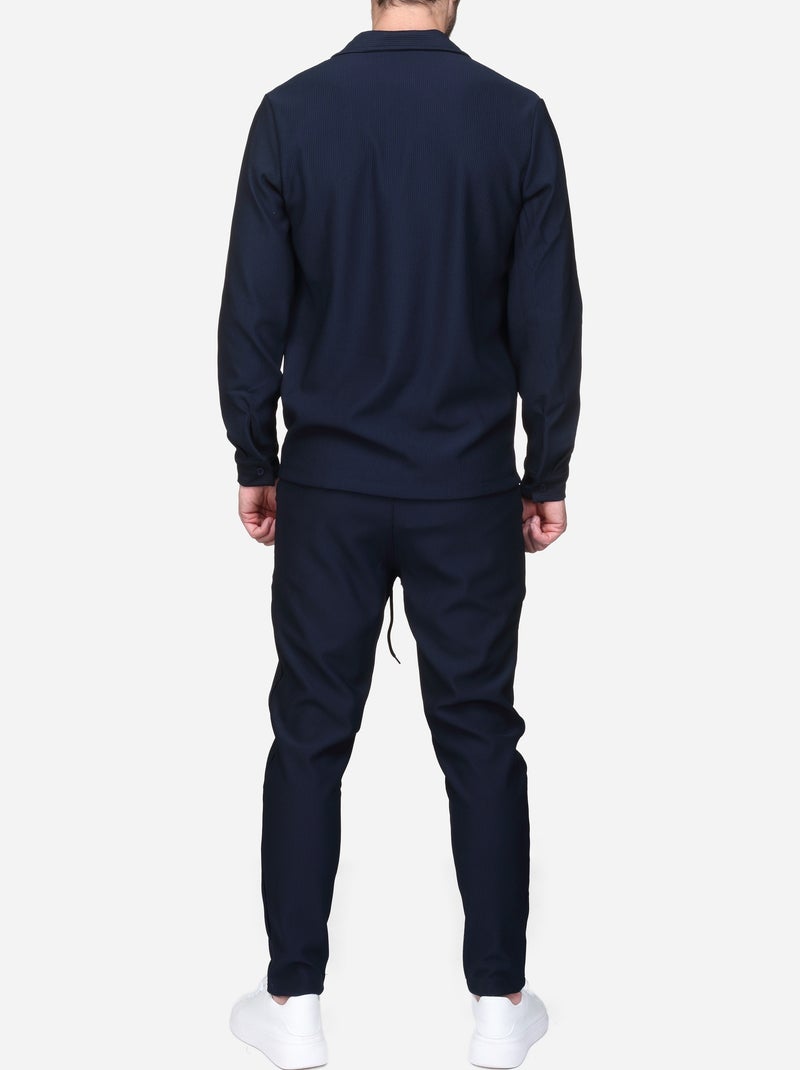 Conjunto de camisa para ponerse - Frilivin Azul oscuro - Kiabi