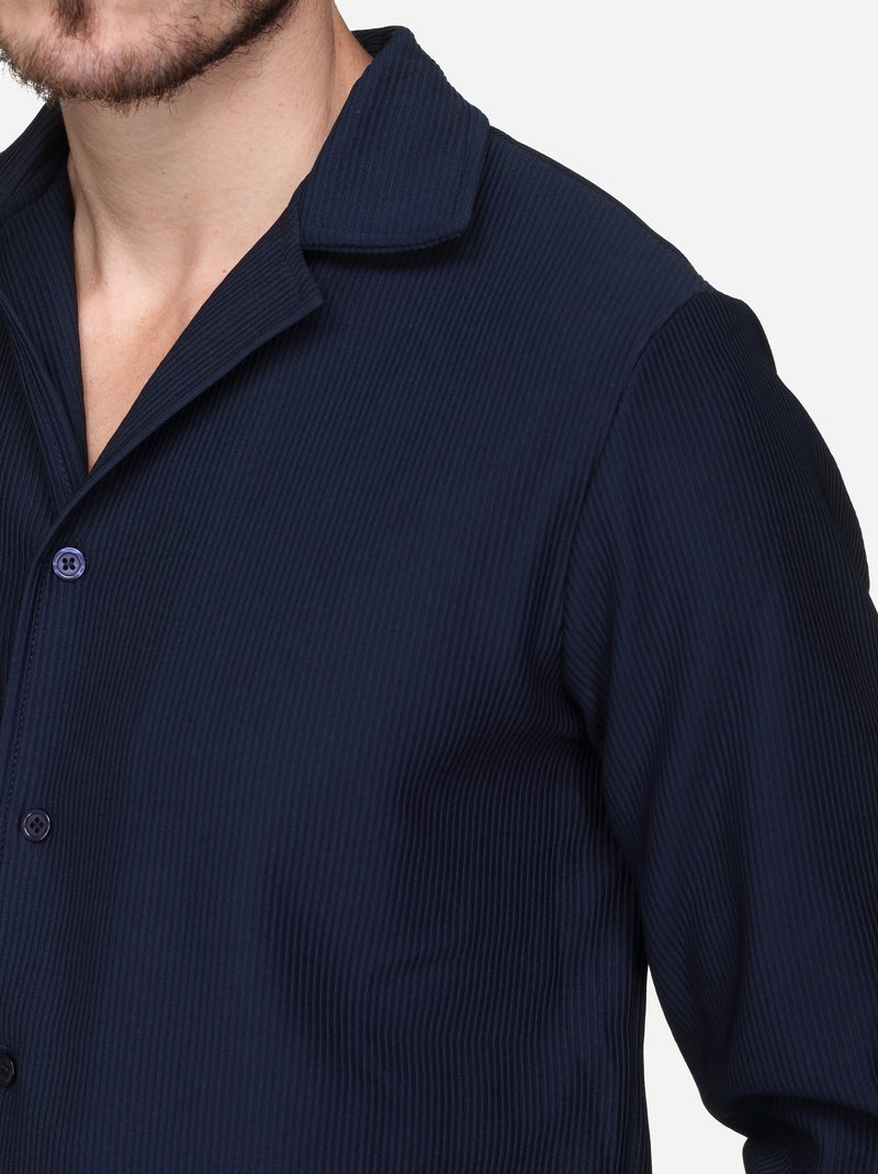 Conjunto de camisa para ponerse - Frilivin Azul oscuro - Kiabi