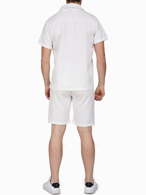 Conjunto de camisa y pantalón corto con textura - Frilivin - Kiabi