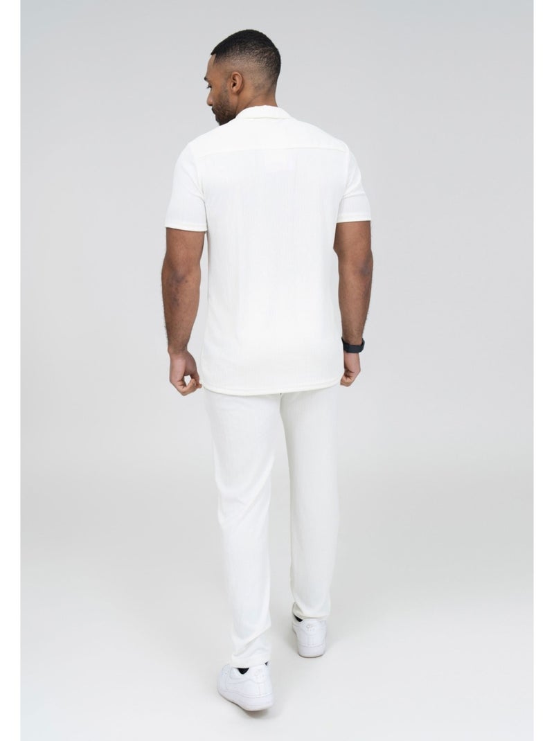 Conjunto de camisa y pantalón Kebello Blanco - Kiabi