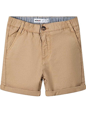 Conjunto de camisa y pantalones cortos diseño lisos niños - minoti