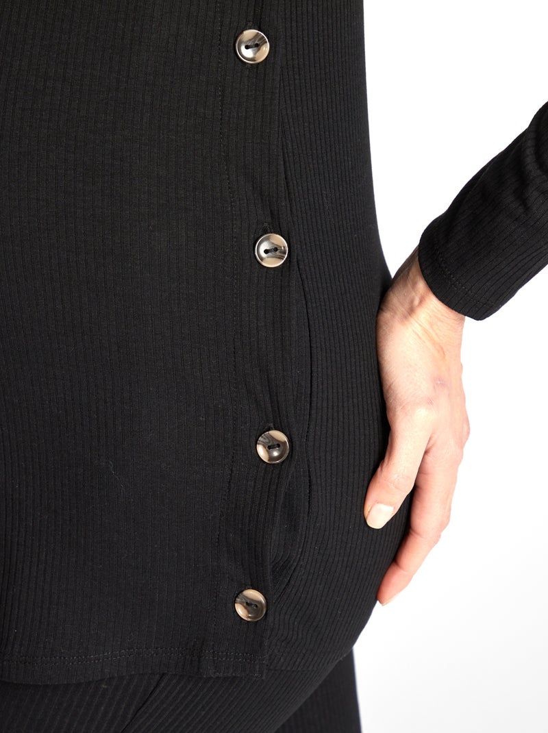 Conjunto de camiseta de lactancia + pantalón  - 2 piezas negro - Kiabi