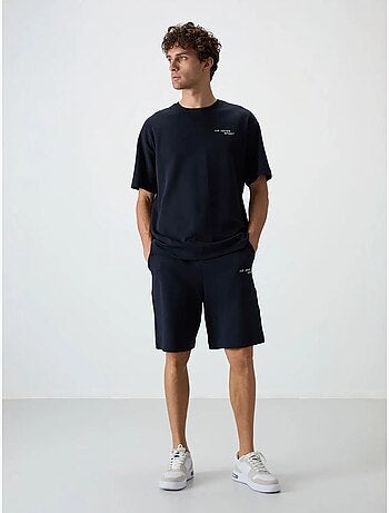 Conjunto de camiseta de manga corta oversize y shorts tommy