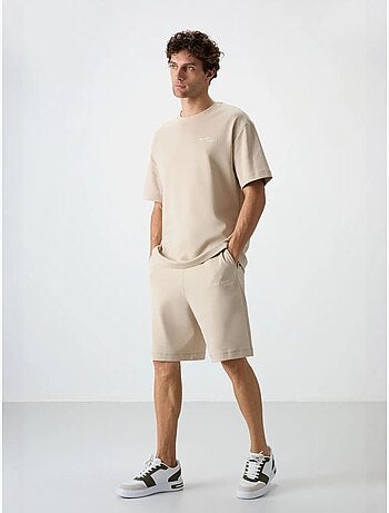 Conjunto de camiseta de manga corta oversize y shorts tommy